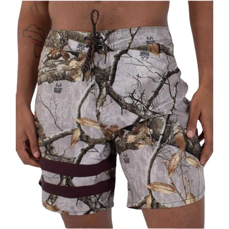 Boardshort Men - Phantom Block Party 18', Khaki, 30