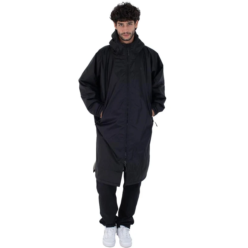 Jacket men - Ice poncho sherpa, Black, L/XL - Image 1