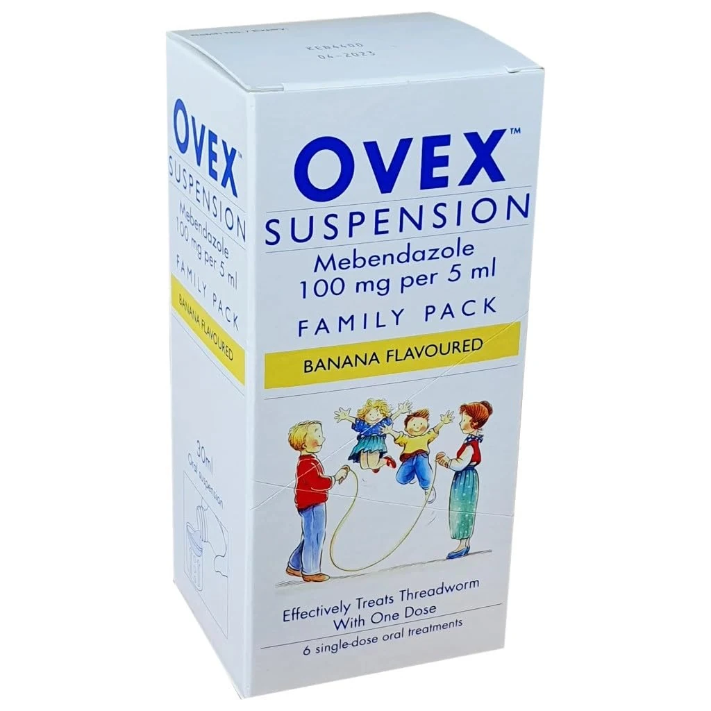 Oral Solution for Threadworm Treatment – 30mls Bottle | Single-Dose Liquid Treatment for Adults & Children Over 2 | Easy-to-Swallow Formula | Always Read The Label