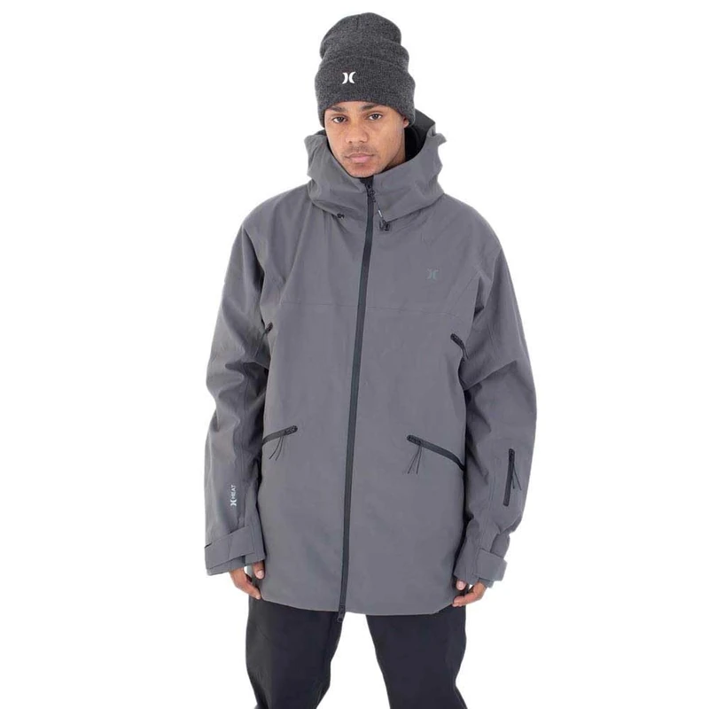 Hurley Jacket men - Cream, Dk Stone Grey, M