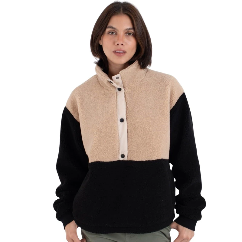 Hurley Jacket women - Comfort high pile, Black, S