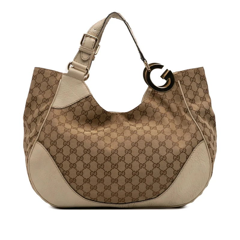 Gucci Pre-Loved GG Canvas Charlotte Tote Bag
