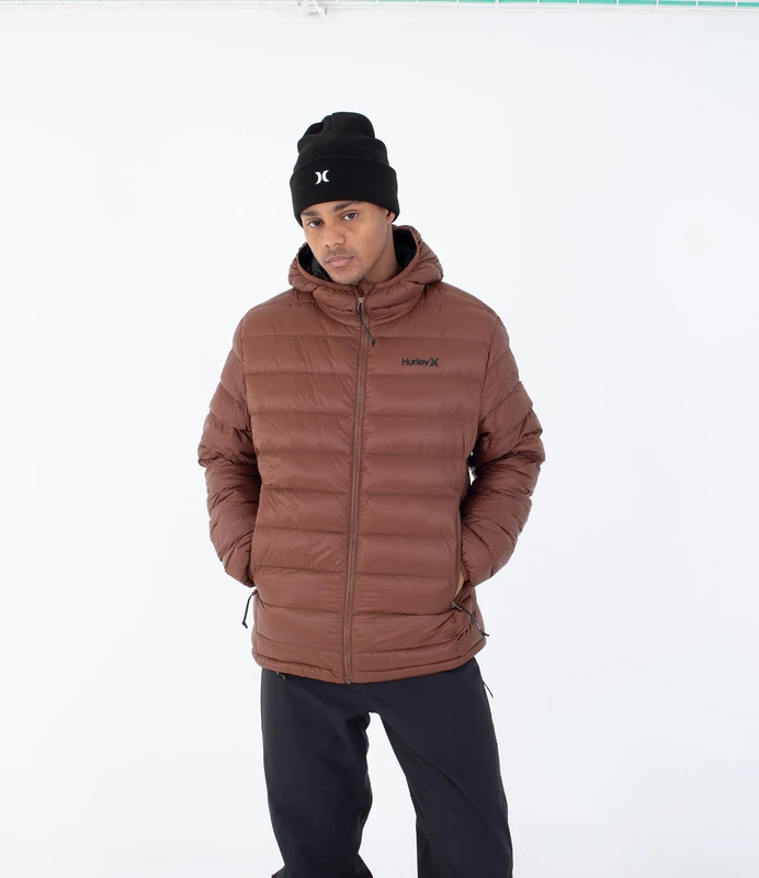 Jacket men - Cayuga puffer, Hickory Brown, S