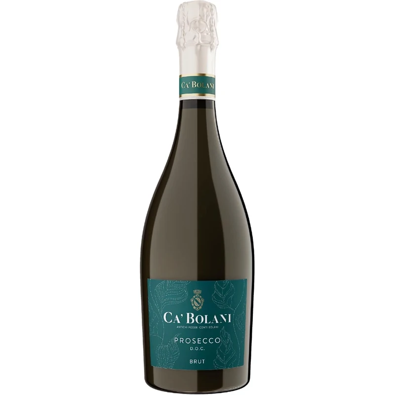 Ca'Bolani Prosecco Spumante DOC - Italian Sparkling Wine - Friuli DOC Aquileia, Italy - 75cl / 750ml, 11% ABV (Pack of 6)