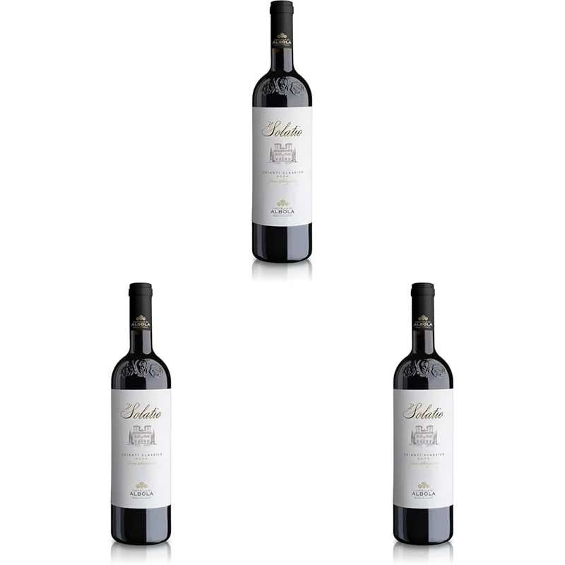 Castello di Albola II Solatio - Chianti Classico Gran Selezione Red Wine from Tuscany, Italy - 100% Sangiovese Grapes - 75cl / 750ml, 14% ABV (Pack of 3)