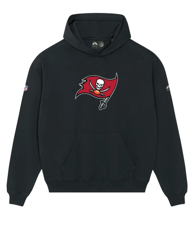 OOSC Mens Tampa Bay Buccaneers Hoodie Sweatshirt, Black, S EU