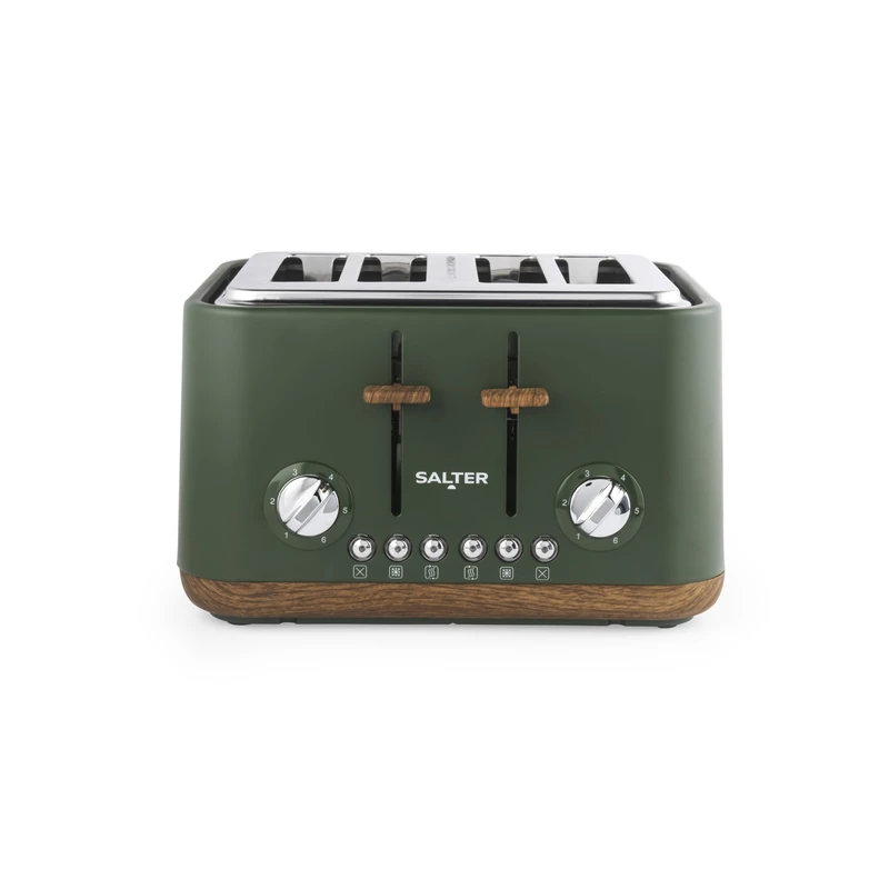 Salter Toronto Toaster 4-Slice, Extra Wide Slots, 6 Browning Levels