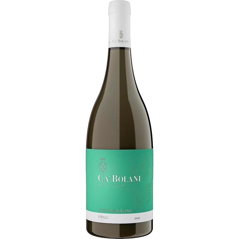 Ca' Bolani Sauvignon Blanc DOC - Italian Still Dry White Wine - Friuli DOC Aquileia, Italy - 75cl / 750ml, 13% ABV (Pack of 6)