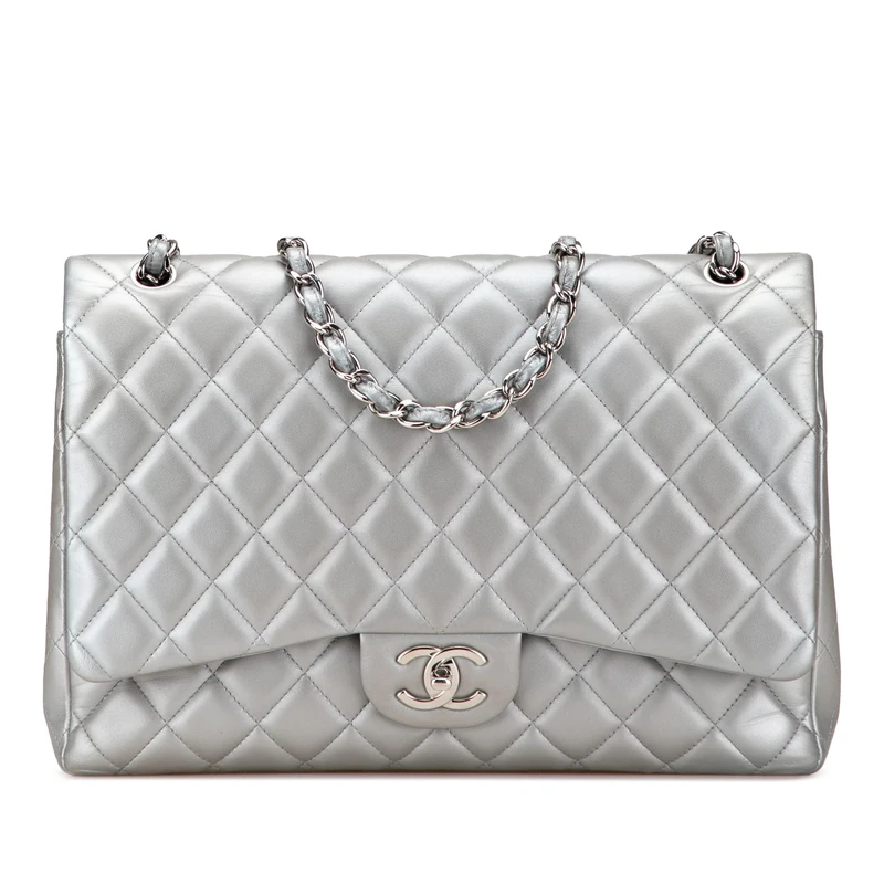 Chanel Pre-Loved Maxi Classic Lambskin Double Flap