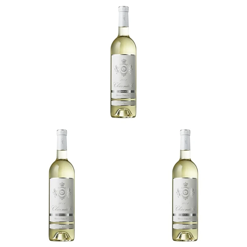 Clarendelle Bordeaux White Wine 75cl – Inspired by Haut-Brion - Vin Blanc Bordeaux - Vintage 2021 – Exotic fruits & citrus with a velvet mouth (Pack of 3)