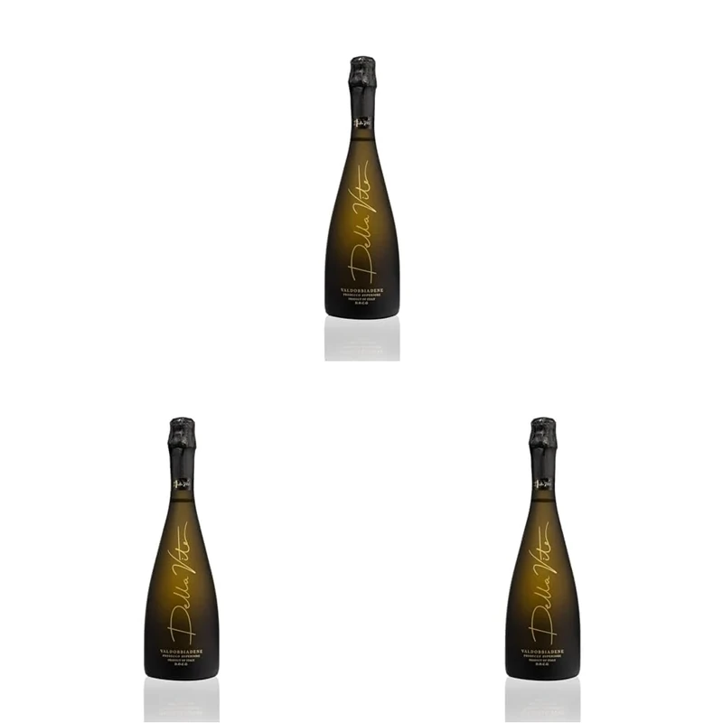 Della Vite Superiore D.O.C.G Premium Italian Prosecco - Rich & Extra Dry Prosecco Wine (Single Bottle, 11.5% 750ml) (Pack of 3)