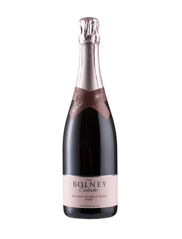 Bolney Wine Estate, Bubbly Rose NV, English Sparkling Wine, West Sussex (Pack of 6)