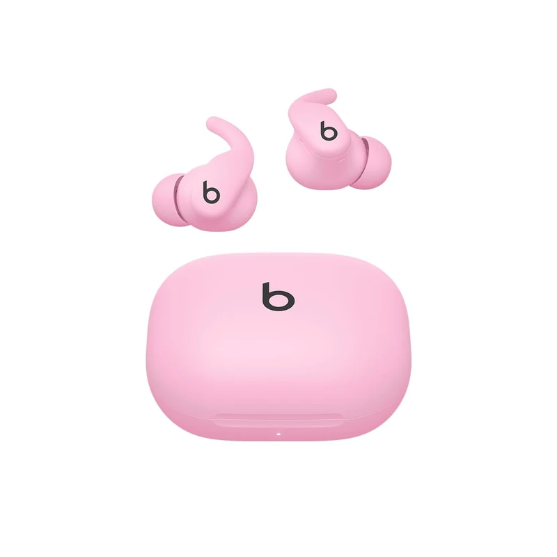 Beats - Powerbeats Fit - Wireless Noise-Cancelling Workout Earbuds with Upgraded Secure Fit Wingtips, IPX4, Up to 30H of Battery Life & Charging case, Compatible with Apple & Android - Power Pink