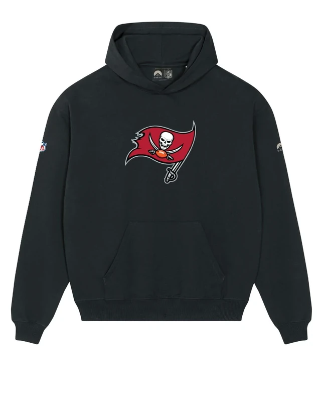 OOSC Mens Tampa Bay Buccaneers Hoodie Sweatshirt, Black, M EU