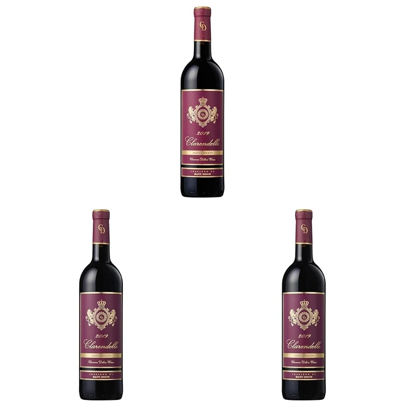 Clarendelle Saint-Emillion Red Wine 75cl - Inspired by Haut-Brion- Vinatge 2019 - Balanced blend of Merlot, Cabernet Franc and Cabernet Sauvignon (Pack of 3)