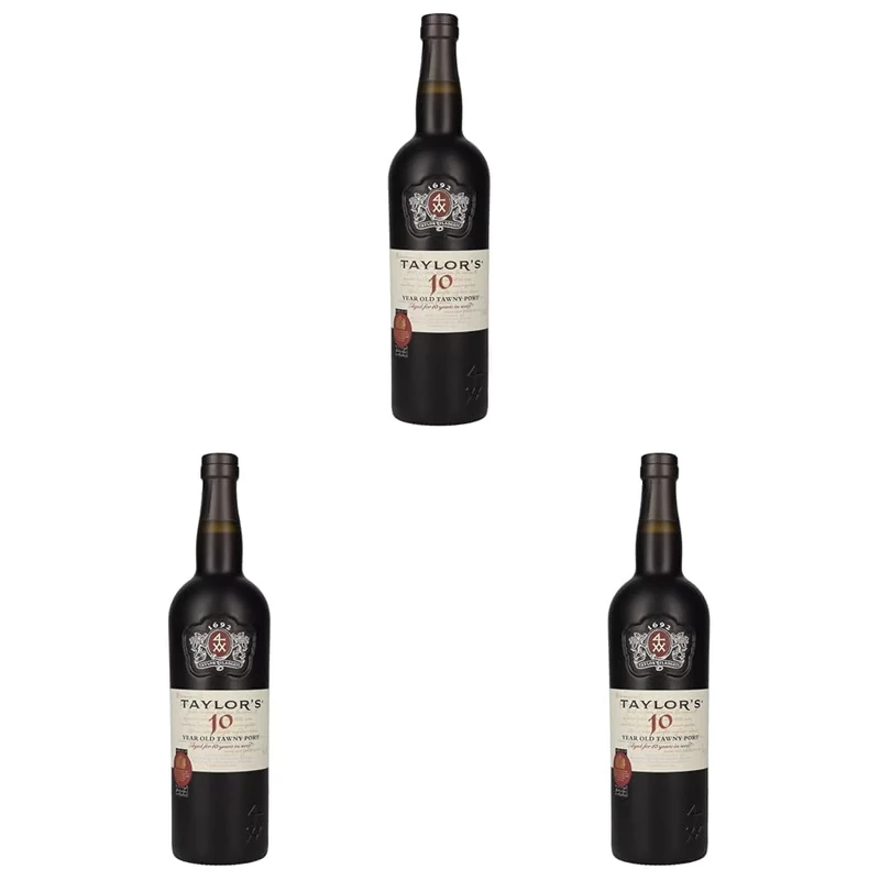 Taylors Port 10 Year Old Tawny Port | 75 cl (Pack of 3)