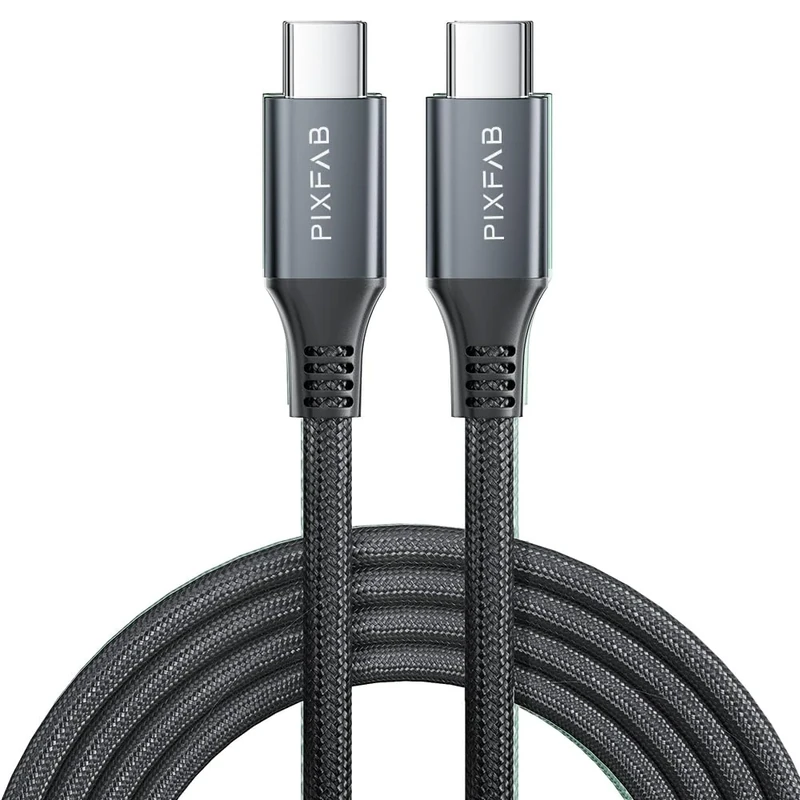 USB C - USB C Fast Charging Cable for Google Pixel 10 Pro XL, 9 Pro, 9A, 8A, 7 [Type C] Fast Charging [Strong] Cable [Nylon Braided], Type C Phone Charger Cable Lead [3 Metre] - Black