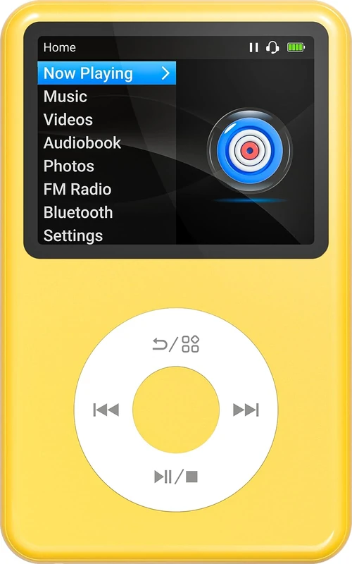 Mp3 Player with Speaker and Bluetooth, y1 Music Player 2026 Nice Gift Choice Theme Upgrade Lemon
