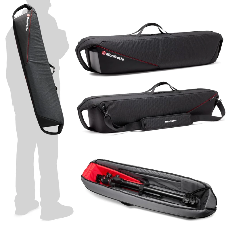 Manfrotto Pro Light Tripod Bag 80, Padded Carrying Case for Tripods up to 80cm/31.5", Reinforced Protection, Shoulder Strap, Dual Handles, for Photo and Video Equipment, Professional Studio and Travel