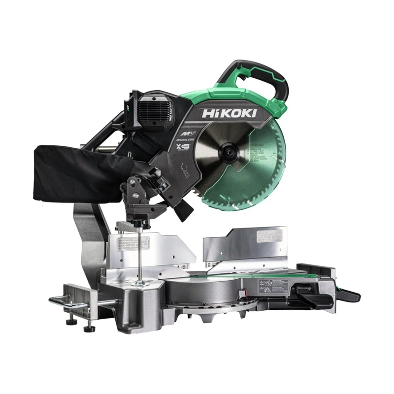 HiKOKI C3612DRAW4Z 36V Cordless Compact 305 mm Sliding Compound mitre Saw with Dual Bevel, Body only in Carton Box