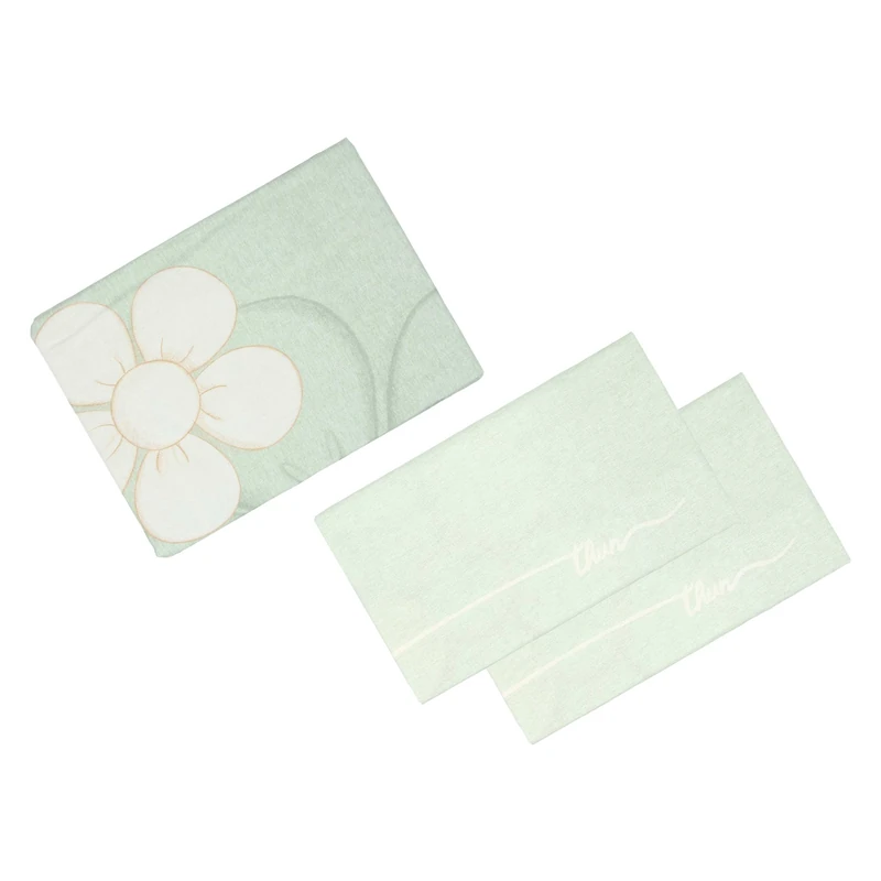 THUN - Green Duvet Cover - Iconic Elegance Line - M - 100% Cotton