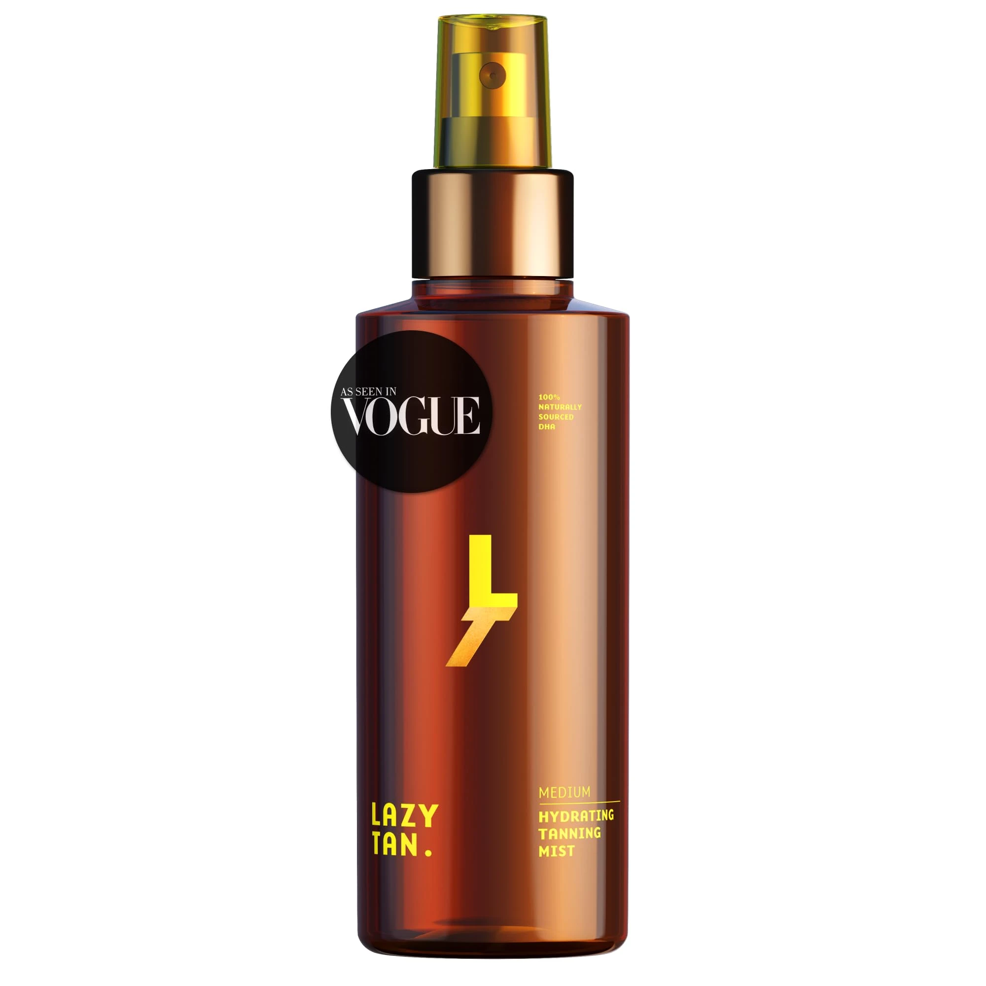 Lazy Tan Face Tan Mist - Self Tanning Mist, Waterproof, Effortless and Natural Looking, Gradual Sun Kissed Glow, Suitable for Face and Body, Hydrating Moisturiser with Vitamin C and Vitamin E