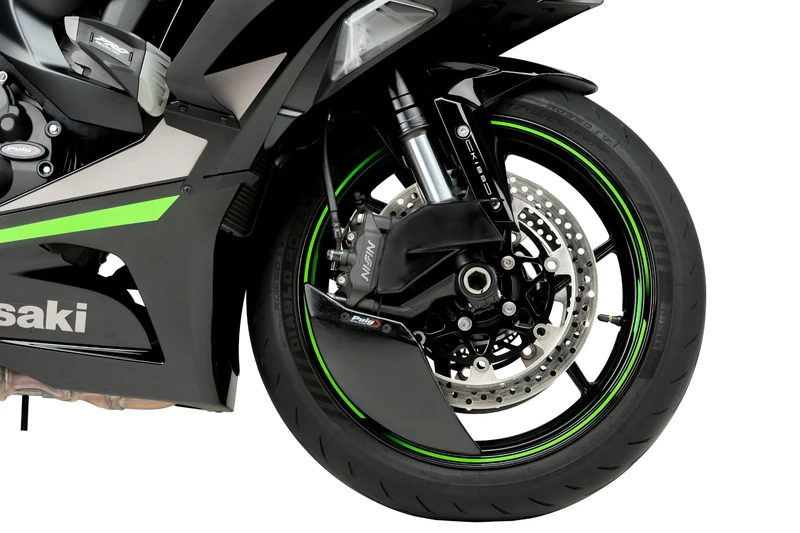 Puig 22076J Brake cooler in ABS with robust metal supports, reduces the temperature of calipers and discs, improves aerodynamics and provides safety, Matte Black.