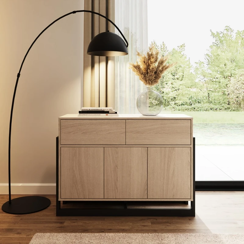 GFW Taite 3 Door 2 Drawer Sideboard