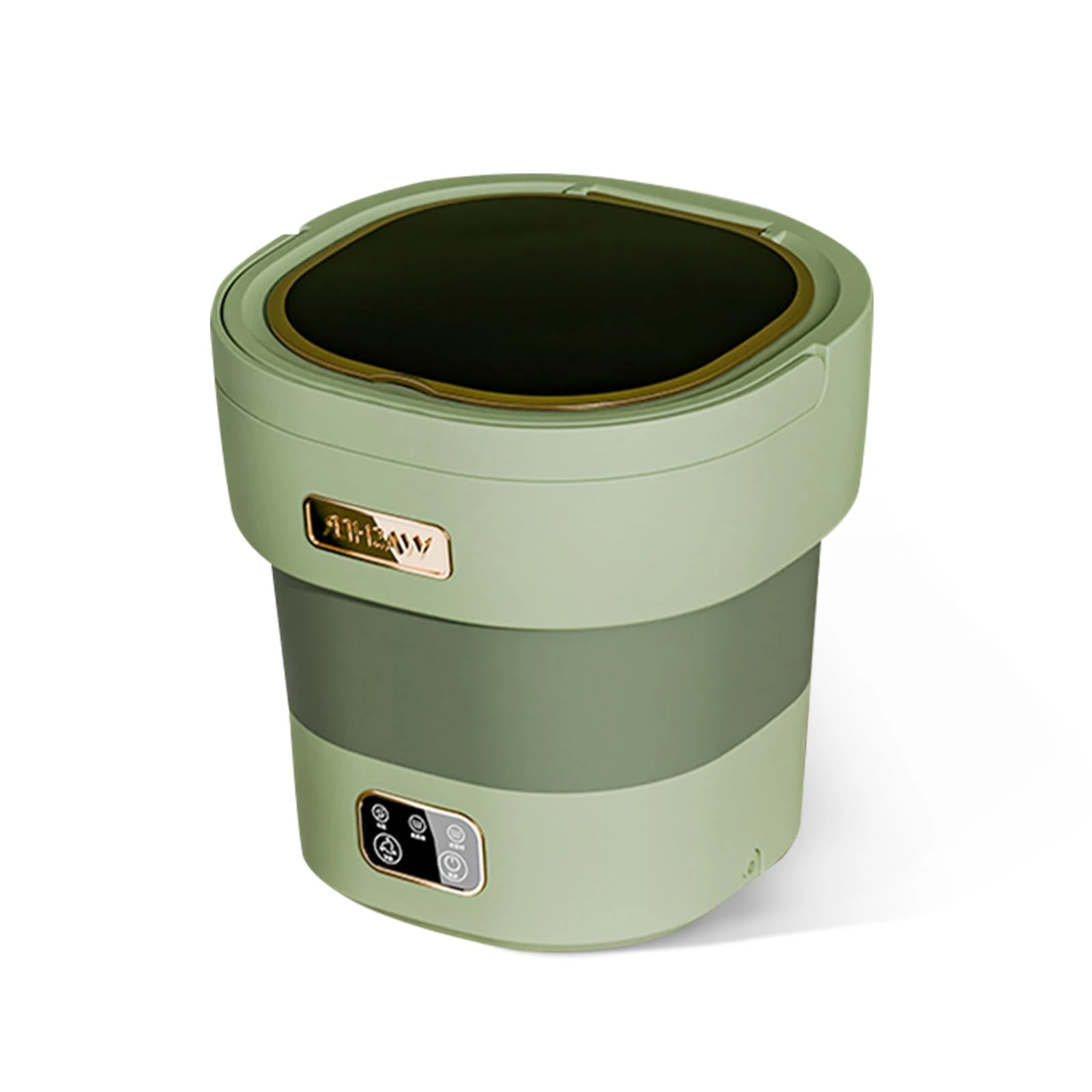 Cachpib Portable Washing Machine 12l Mini Washer with Spin Basket Foldable Camping Washer for Underwear, Baby Clothes, Socks, Suitable for Apartments, Dorm, RV, Travel