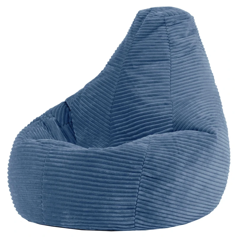 icon Dalton Kids Cord Bean Bag with Filling Included, Blue