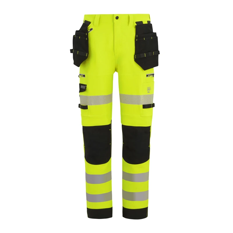 Regatta Professional Mens Hi-Vis Infiltrate Stretch Holster Trousers