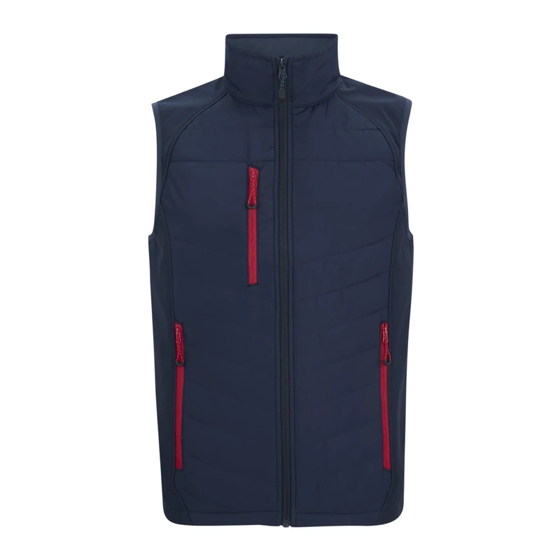 Regatta Professional Men's Pro Universal Bodywarmer, Navy/ClasRed, XS