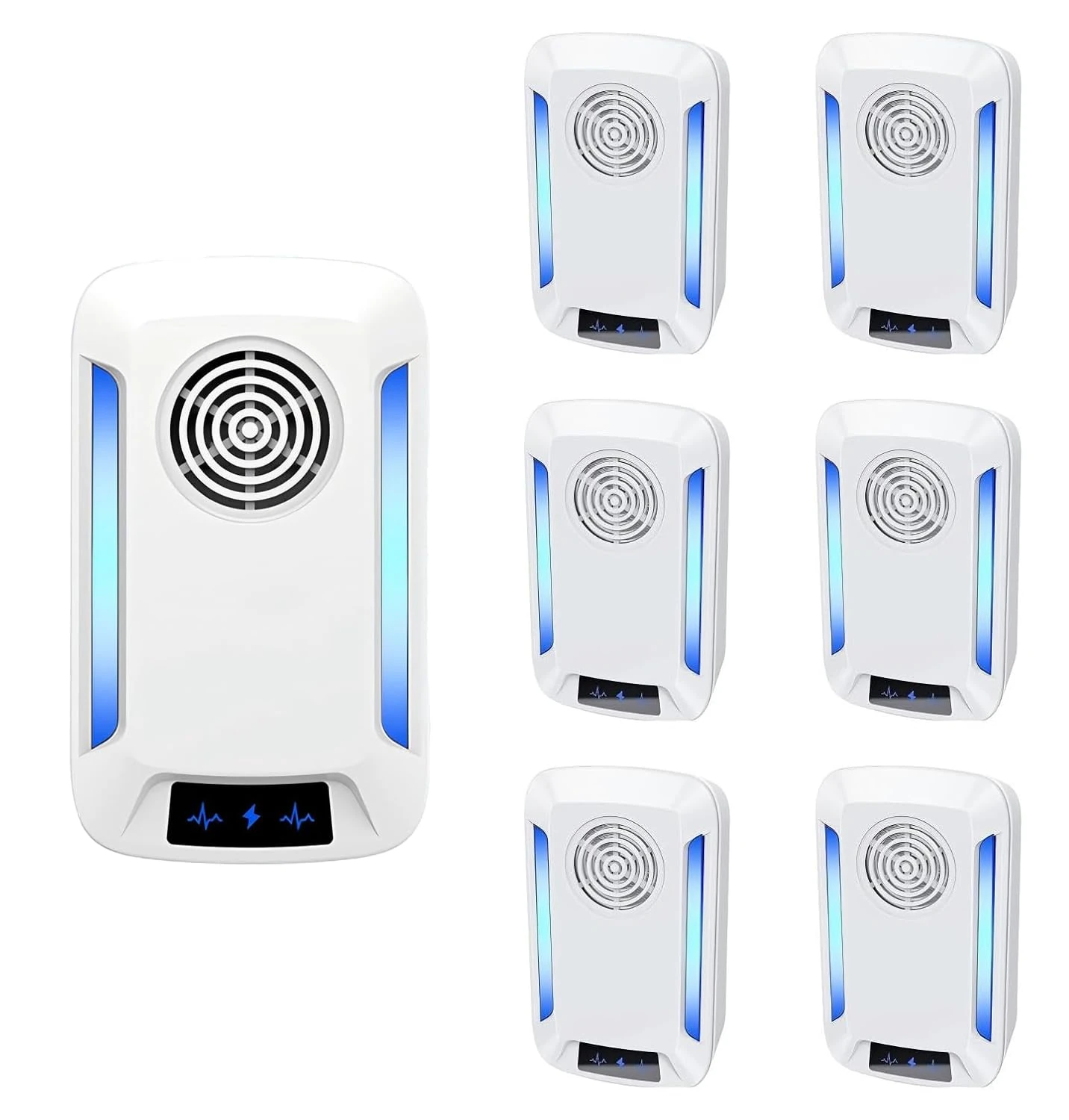 2025 Upgraded Ultrasonic Pest Repeller 6 PCS, Powerful Electronic Mouse Repellent Plug in Pest Control for Bugs, Mosquito, Roach, Ant, Rodent, Mouse,Rat, Spider, Cockroach, Ants Etc Insect Repellent