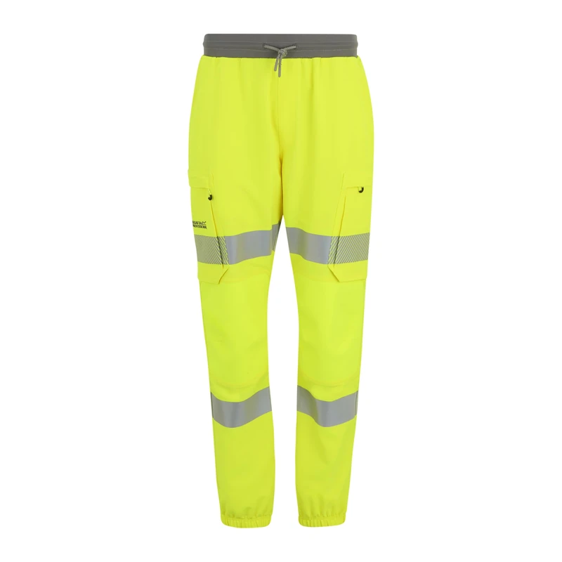 Regatta Professional Mens Hi-Vis Prolite Stretch Joggers