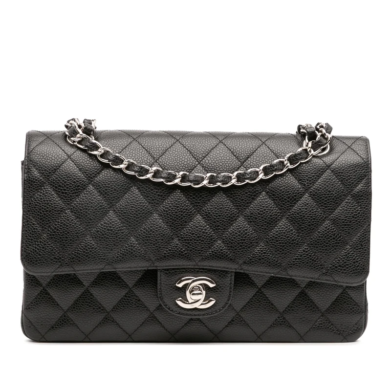 Chanel Pre-Loved Medium Classic Caviar Double Flap
