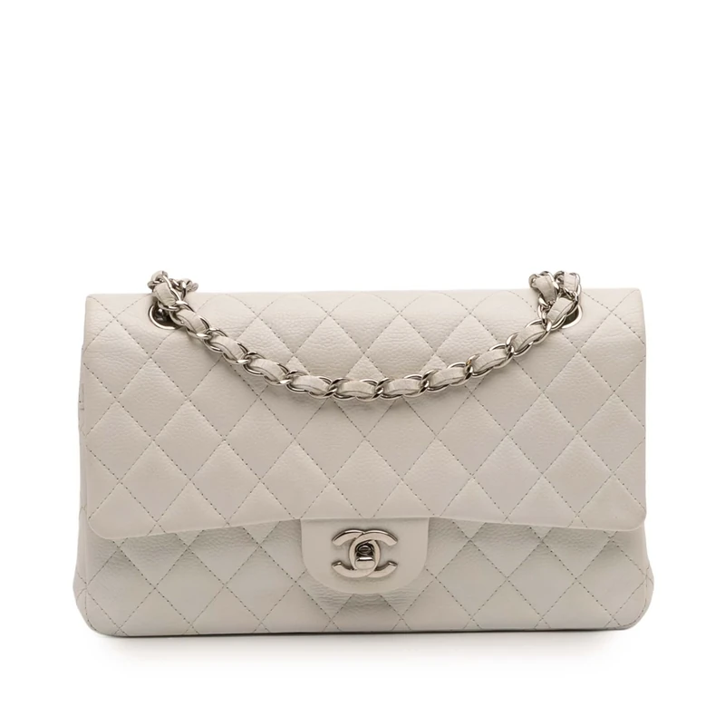 Chanel Pre-Loved Medium Classic Caviar Double Flap