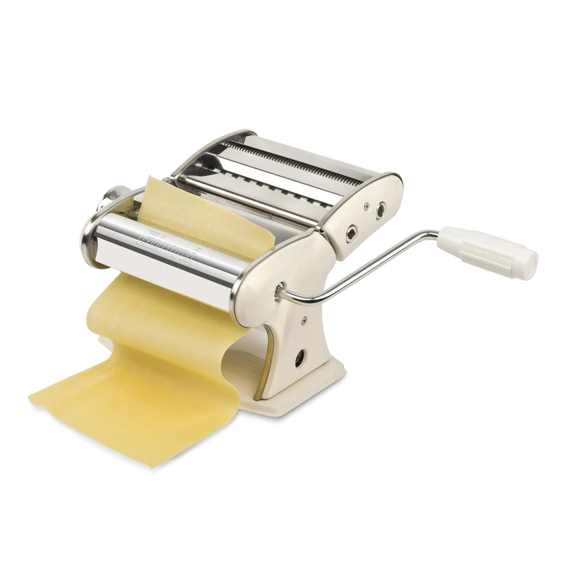 Girmi IM92 Pasta Maker Stainless Steel Case 7 Thickness 3 Pasta Moulds Aluminium Roller Cream