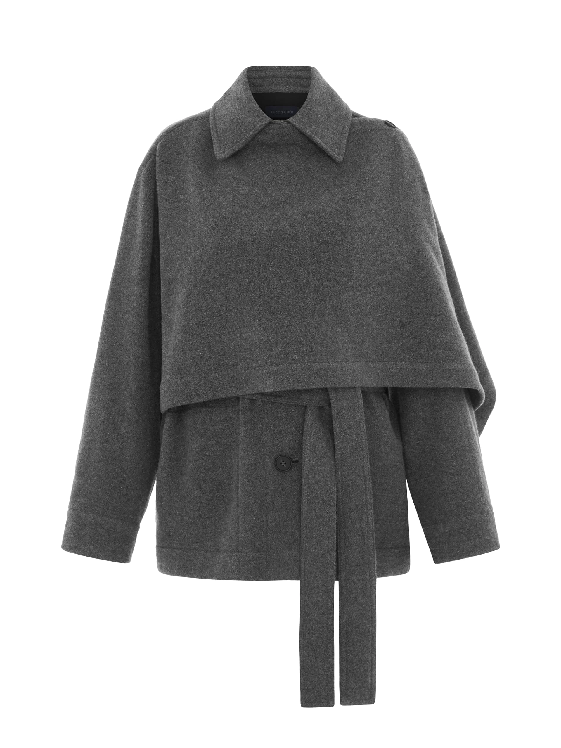EUDON CHOI, Ottilie Jacket, M, Charcoal