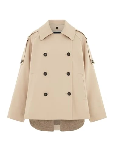 EUDON CHOI, Cora Outerwear, 10, Beige