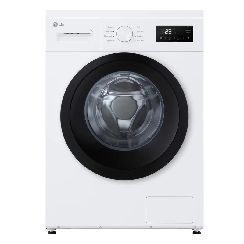 LG A10 Series Steam™ F4A10S8NWK 8 kg 1400 Spin Washing Machine