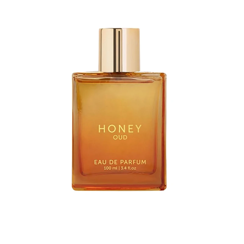Honey Oud Eau de Parfum 100ml | Patchouli, Vanilla, Bergamot, Floral & Spicy + Made with Clean & Vegan Essentials Oils + Cruelty Free | Long-Lasting Unisex Fragrance (One)