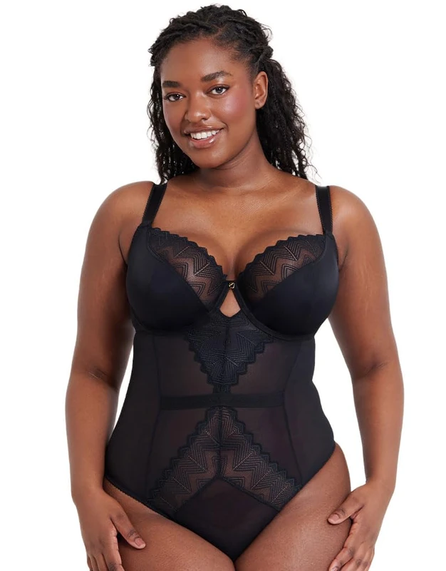Curvy Kate Wild One Balcony Body Black 36HH - Image 1