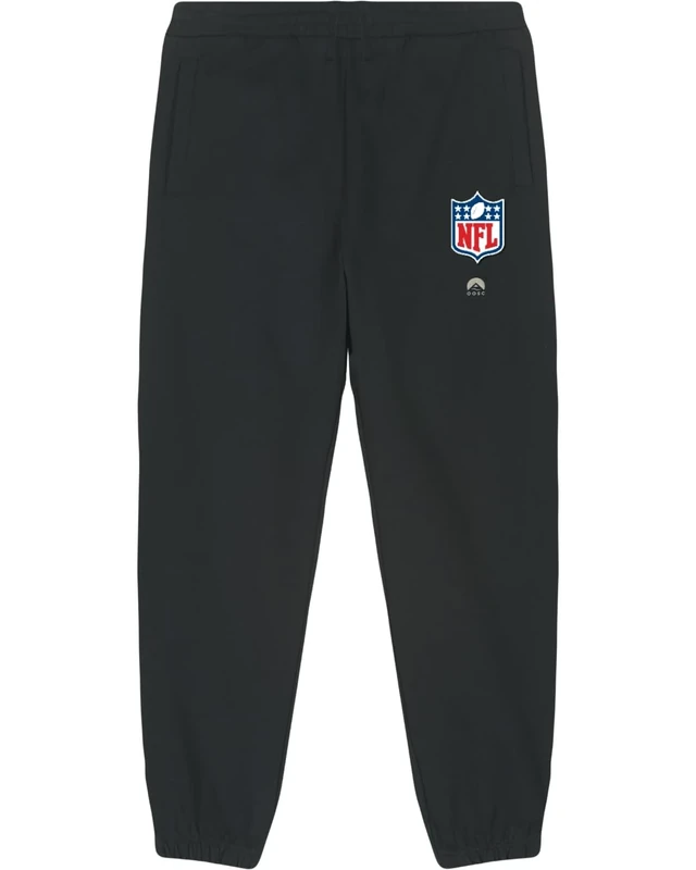OOSC Mens NFL Shield - Black Sweatpants, Black, L EU
