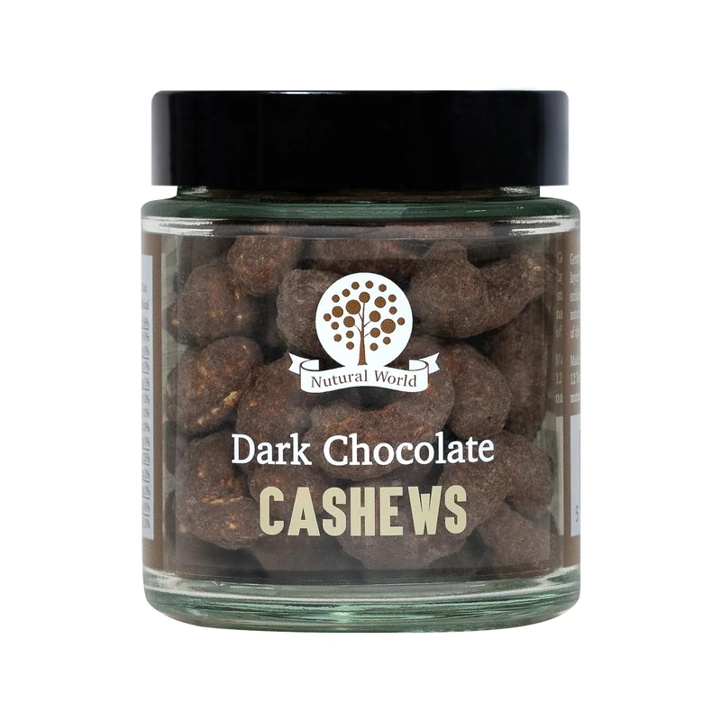 Nutural World - Dark Chocolate Cashews - 85g