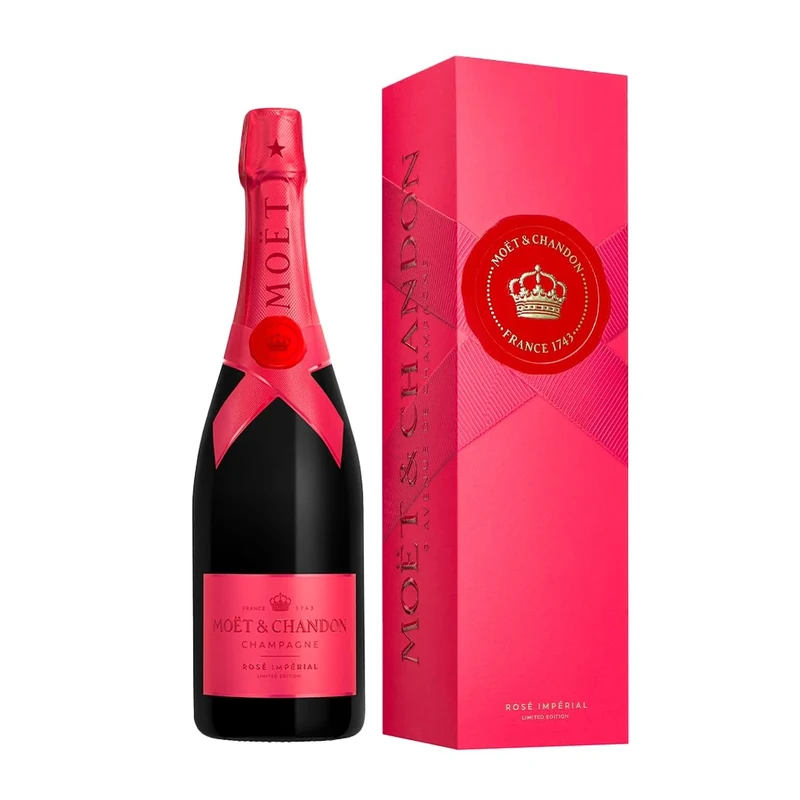 Moët & Chandon Rosé Impérial Champagne, Limited Edition Gift Box, 75cl