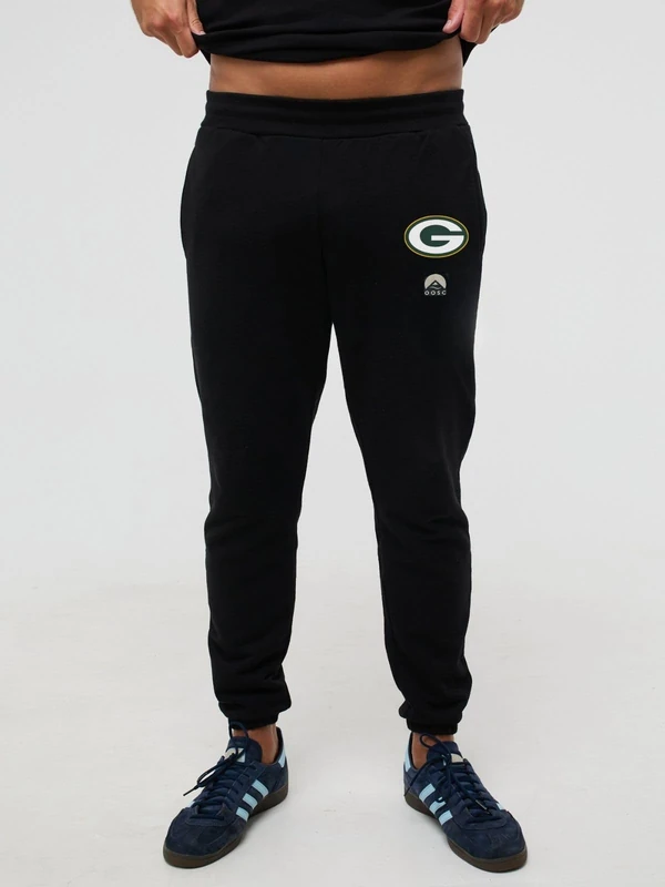 OOSC Mens Green Bay Packers Sweatpants, Black, XXL EU - Image 1