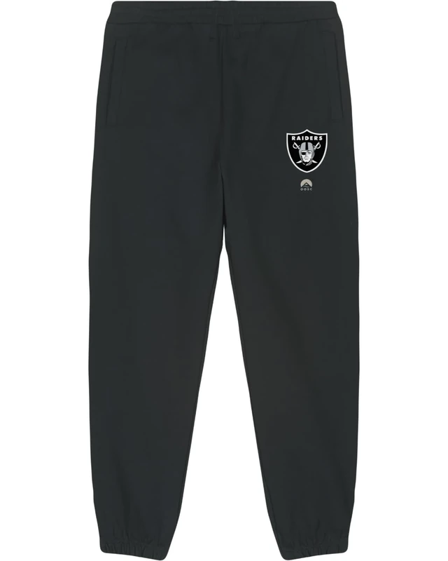 OOSC Mens Las Vegas Raiders Sweatpants, Black, 3XL EU