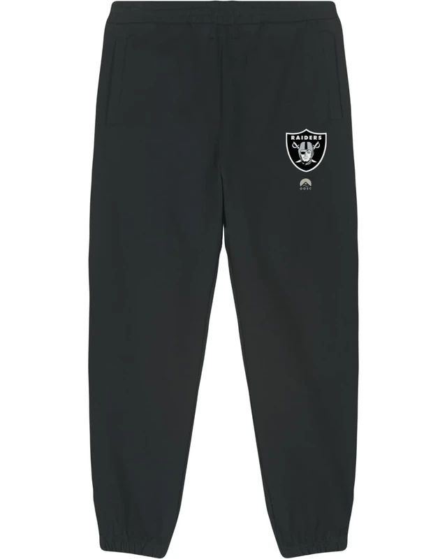 OOSC Mens Las Vegas Raiders Sweatpants, Black, XL EU