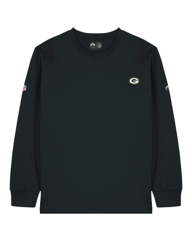 OOSC Mens Green Bay Packers Long Sleeve T-Shirt, Multicolour, M EU