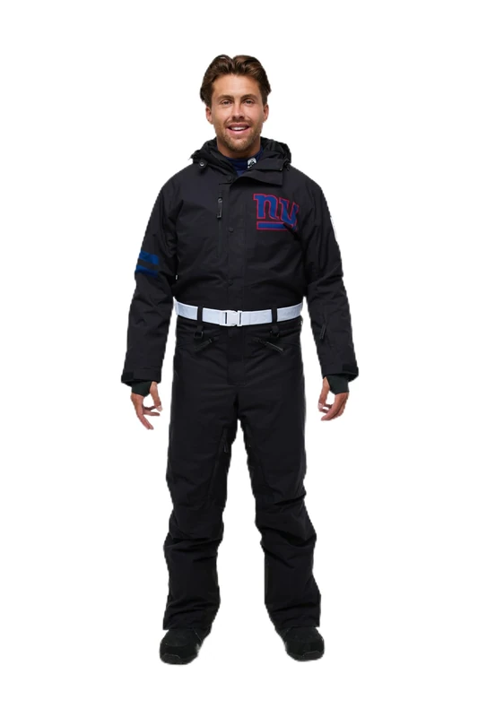 OOSC Mens New York Giants Ski Suit, Black, XL UK